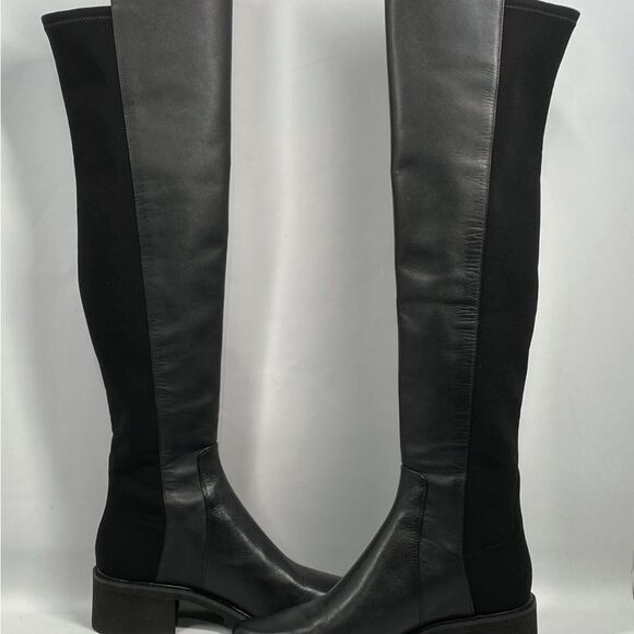 Stuart Weitzman 5050 Alina City Leather Over-The-Knee Boots size 7 - Picture 9 of 15